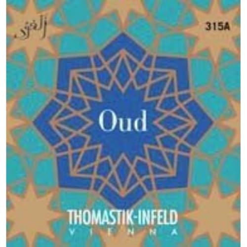 Thomastik Einzelsaite 2x G Kunststoffkern mit silberbeschichtetem Kupferdraht umsponnen 314 für Arabische Oud Satz 315, 315A, 315B von Thomastik-Infeld