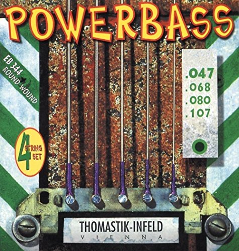 Thomastik Einzelsaite B/H .119 Stahlkern, Magnecore-Umspinnung round wound long scale 34" EB34119 für E-Bass Power Bass Satz EB345, EB346 von Thomastik