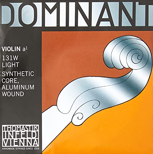 Thomastik Einzelsaite für 4/4 Violine Dominant - A-Saite Kunststoffkern, Alu. umsponnen, weich von Thomastik