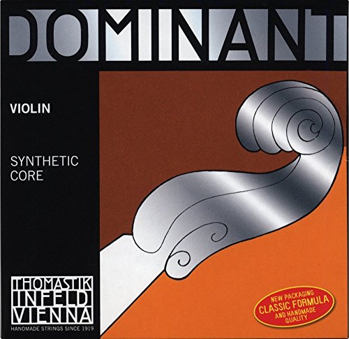 Thomastik Einzelsaite für 4/4 Violine Dominant - D-Saite Kunststoffkern, Silber umsponnen, weich von Thomastik-Infeld