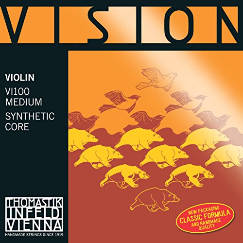 Thomastik Einzelsaite für 4/4 Violine Vision - G-Saite Kunststoffkern, Rein-Silber umsponnen, mittel von Thomastik