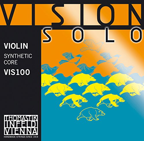 Thomastik Einzelsaite für 4/4 Violine Vision Solo - D-Saite Kunststoffkern, Rein-Silber umsponnen, mittel von Thomastik-Infeld