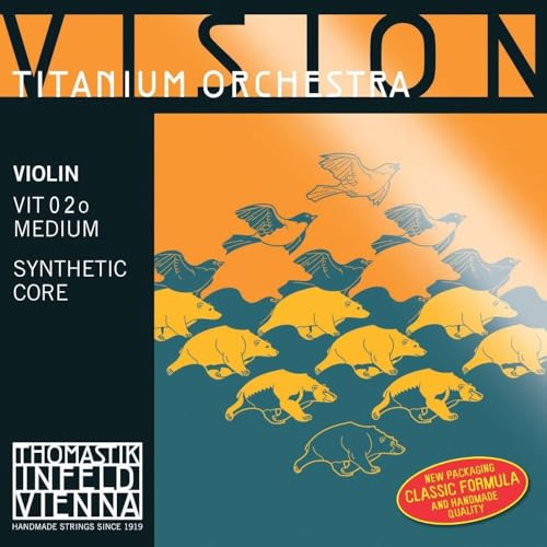 Thomastik Einzelsaite für 4/4 Violine Vision Titanium Orchestra - A-Saite Kunststoffkern, Hydronalium umsponnen, mittel von Thomastik-Infeld