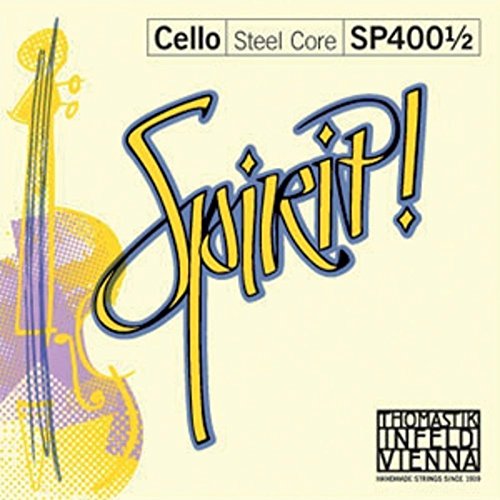 Thomastik Einzelsaite für Cello 1/2 Spirit - A-Saite Seilkern, Chrom umsponnen, mittel von Thomastik