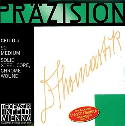 Thomastik Einzelsaite für Cello 3/4 Präzision - C-Saite Vollstahlkern, Chrom umsponnen, mittel von Thomastik-Infeld