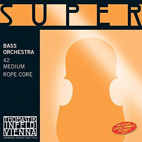 Thomastik Einzelsaite für Kontrabass 4/4 Superflexible - E-Saite Stahlseilkern, Chrom umsponnen, Orchesterstimmung, mittel von Thomastik-Infeld