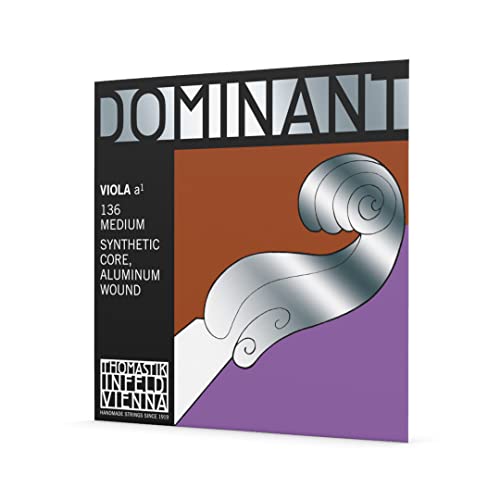 Thomastik Einzelsaite für Viola 4/4 Dominant - A-Saite Nylonkern Aluminium umsponnen, mittel von Thomastik