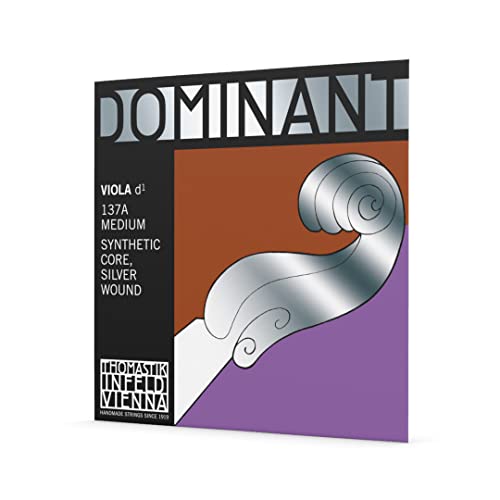 Thomastik Einzelsaite für Viola 4/4 Dominant - D-Saite Nylonkern Silber umsponnen, mittel von Thomastik-Infeld