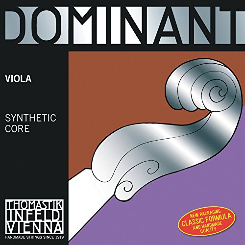 Thomastik Einzelsaite für Viola 4/4 Dominant - G-Saite Nylonkern Silber umsponnen, stark von Thomastik