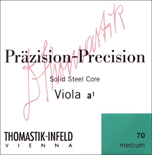 Thomastik Einzelsaite für Viola 4/4 Präzision - A-Saite Vollstahlkern, Chromstahl umsponnen, stark von Thomastik
