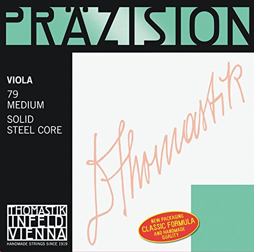 Thomastik Einzelsaite für Viola 4/4 Präzision - C-Saite Vollstahlkern, Chromstahl umsponnen, mittel von Thomastik-Infeld