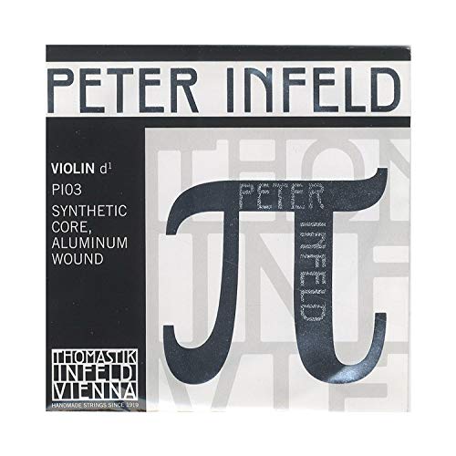Thomastik Einzelsaite für Violine 4/4 Peter Infeld Synthetic Core - D-Saite synthetischer Kern, Alu umsponnen, medium von Thomastik