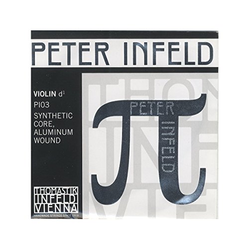 Thomastik Einzelsaite für Violine 4/4 Peter Infeld Synthetic Core - D-Saite synthetischer Kern, Alu umsponnen, medium von Thomastik-Infeld
