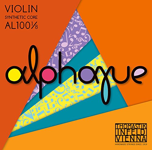 Thomastik Einzelsaite für Violine ALPHAYUE 1/8, Mensur 240mm/9.4" Stahlkern - E-Saite Stahl verzinnt von Thomastik-Infeld