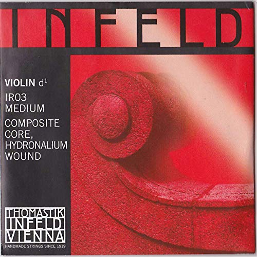 Thomastik IR03 Einzelsaite für 4/4 Violine Infeld rot - D-Saite Hybridkern, Hydonalium umsponnen von Thomastik