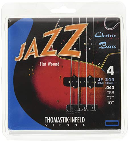 Thomastik Saiten für E-Bass Jazz Bass Flat Wound Satz JF344 4-string long scale 34" von Thomastik-Infeld