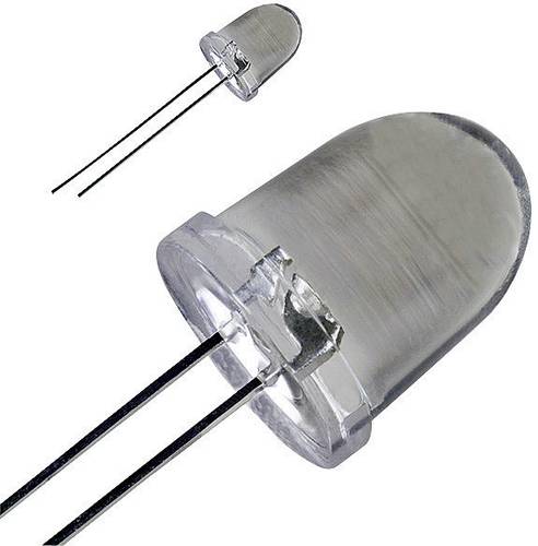 Thomsen LED-10-80.000W LED bedrahtet Weiß Rund 10mm 80000 mcd 20° 30mA 3.6V von Thomsen