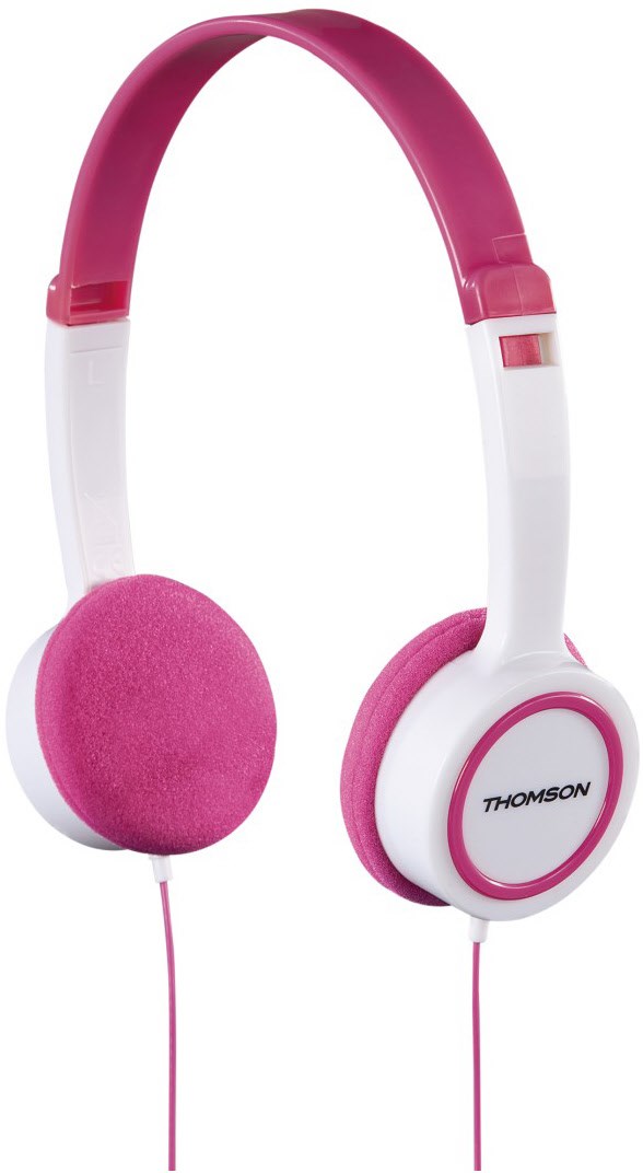 HED 1105 P On-Ear-Kopfhörer mit Kabel pink von Thomson