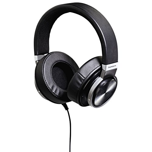 Hama hed2807 schwarz ohraufliegend Stirnband Kopfhörer – Kopfhörer (ohraufliegend, Haarband mit Draht, 20 – 20000 Hz, 1,5 m, anthrazit, schwarz) von Thomson