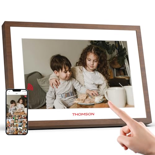 THOMSON Digitaler Bilderrahmen 10.1 Zoll, Interner Akku, WLAN Digitale Bilderrahmen 1280x800 HD IPS Touchscreen, 32 GB Speicher, Automatische Drehung, Wetter, Bilder, Musik und Videos teilen THOMSON Digitaler Bilderrahmen 10.1 Zoll, Interner Akku, WLAN Digitale Bilderrahmen 1280x800 HD IPS Touchscreen, 32 GB Speicher, Automatische Drehung, Wetter, Bilder, Musik und Videos teilen von Thomson