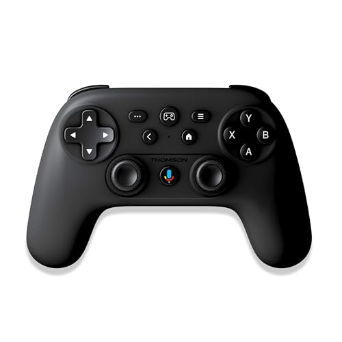THOMSON Gamepad 400A – Bluetooth-Gamecontroller für TV und PC, Sprachassistentenfunktion, Inhaltssuch- und Wiedergabefunktion THOMSON Gamepad 400A – Bluetooth-Gamecontroller für TV und PC, Sprachassistentenfunktion, Inhaltssuch- und Wiedergabefunktion von Thomson