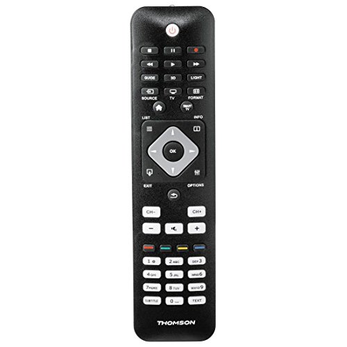 THOMSON ROC1117PHI IR-Tasten schwarz Fernbedienung - IR-Fernbedienung (TV, Philips, kabellos, schwarzer Kunststoff, Tasten) von Thomson