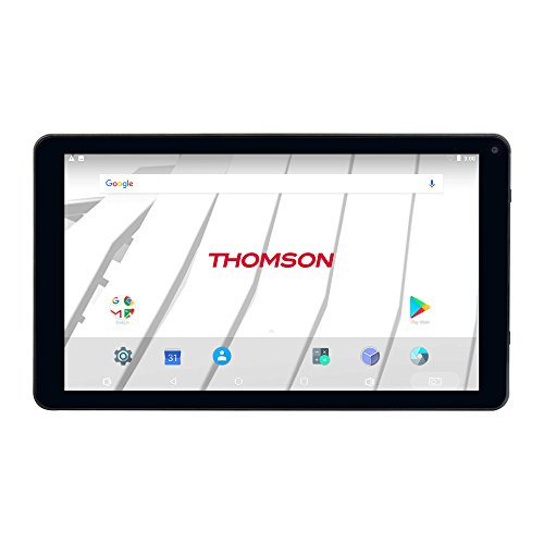 THOMSON TEO10 Tablet, 10,1 Zoll Full HD IPS, Quad-Core-Prozessor, 4 GB nativer RAM / 128 GB Speicher, Android 13 offiziell!, 4G LTE SIM-Modem. Erweiterbare 1 TB MicroSD von Thomson