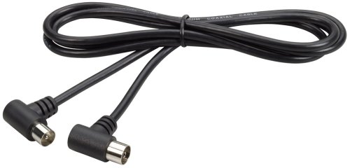 THOMSON TV-Sat Kabel 1,5m schwarz, Winkelstecker auf Winkelbuchse, 75db THOMSON TV-Sat Kabel 1,5m schwarz, Winkelstecker auf Winkelbuchse, 75db von Thomson