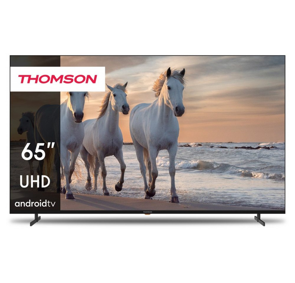 Thomson 5S13W LCD-LED Fernseher (65 Zoll, Ultra HD, WLAN integriert, Android TV für einfache Nutzung) von Thomson