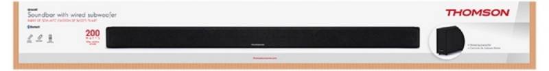 Thomson Bluetooth Soundbar SB250BT 2.1 Soundsystem Subwoofer schwarz TH357707 Soundbar von Thomson