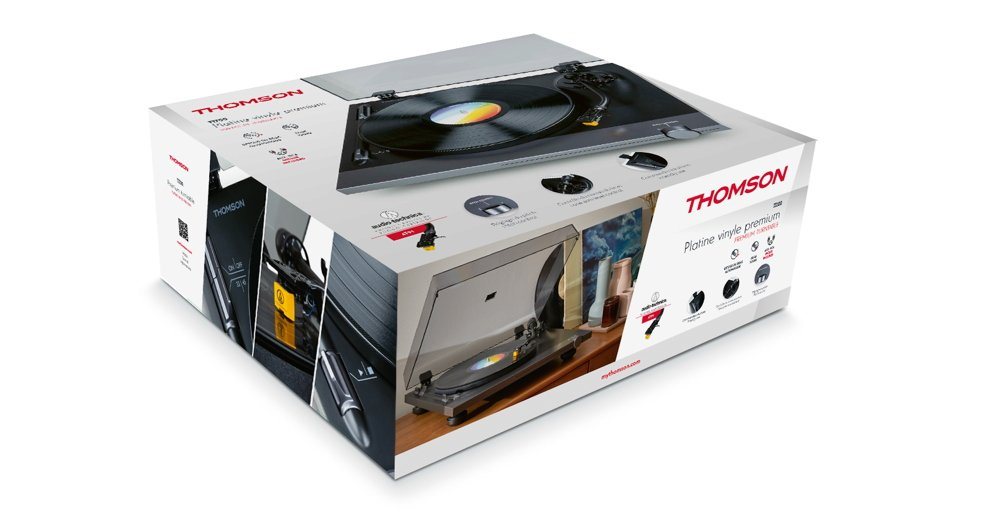 Thomson TT700 Premium AT91-Phono-Tonabnehmer schwarz TH386080 Plattenspieler von Thomson