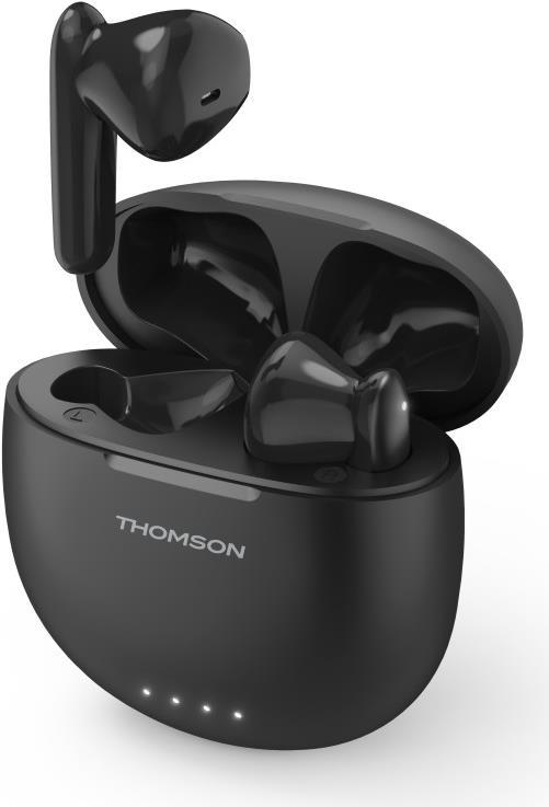 Thomson WEAR77032BK Bluetooth®-Kopfhörer, Earbuds, TWS, Mikrofon, Schwarz (00132649) von Thomson
