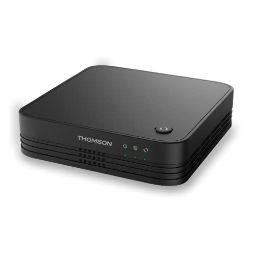 Thomson WLAN Verstärker, Repeater, Access Point, Wi-Fi MESH Home Kit 1200 ADD-ON, 1200 Mbit/s, jeder Extender bis zu 100m2 Flächenabdeckung, bis zu 6 Mesh Extender, 3X Ethernet-Anschlüsse, THM1200ADD von Thomson