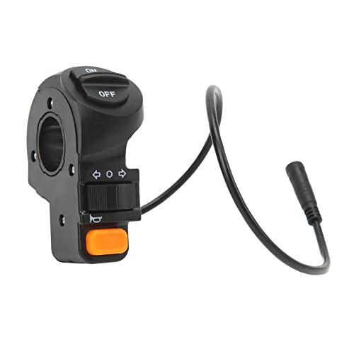 3-in-1-Lichthupenschalter für Elektrofahrräder, Lenkerhalterung, Einfach zu Installierender ABS-Fahrradschalter mit 3-in-1-Design, Geeignet für Elektrofahrräder und Elektroroller 3-in-1-Lichthupenschalter für Elektrofahrräder, Lenkerhalterung, Einfach zu Installierender ABS-Fahrradschalter mit 3-in-1-Design, Geeignet für Elektrofahrräder und Elektroroller von Thonlai