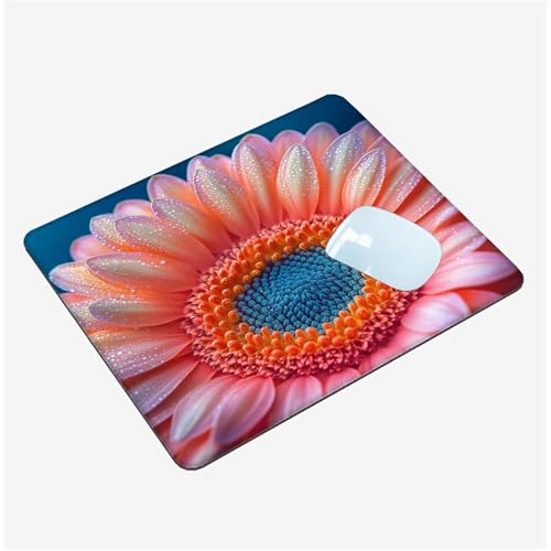 Mauspad,Schreibtischunterlage Anlage Mousepad Klein 420x350x3mm,Gaming Mauspad Rosa Desk Mat mit Rutschfester Gummiunterseite,Wasserdichtes Maus Pad für Kabellose Maus,Heimbüro,Reisen,Tragbar T1-1347 von Thooaixy