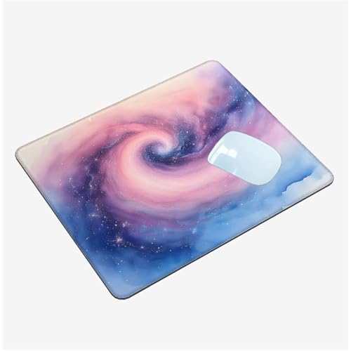 Mauspad,Schreibtischunterlage Rosa Mousepad Klein 150x200x3mm,Gaming Mauspad Strudel Desk Mat mit Rutschfester Gummiunterseite,Wasserdichtes Maus Pad für Kabellose Maus,Heimbüro,Reisen,Tragbar T1-1419 von Thooaixy