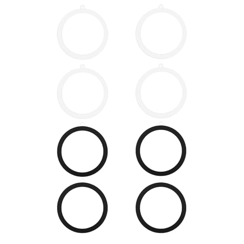 Thoquene 8 Stück Magnet Ring, Metallringe mit Aufkleber, Kompatibel Magnete Sticker für Magnetisches Ladegerät von Thoquene