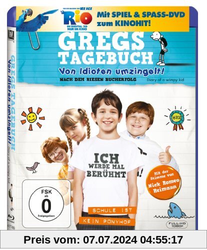 Gregs Tagebuch - Von Idioten umzingelt!  (+ Rio Activity Disc) [Blu-ray] von Thor Freudenthal