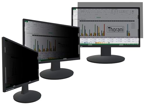Thorani Blickschutzfolie schützt Display und Daten - 24 Zoll 16:9 (531x298 mm) von Thorani