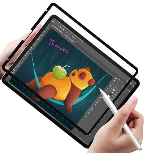 Thorani Paper-Feel Pro (3. Gen) für Apple iPad Pro 11" 2022/2021/20/18 / Air 4 (2020) & Air 5 (2022) - Matte Folie zum Schreiben & Zeichnen wie auf Papier, kompatibel mit Apple Pencil von Thorani