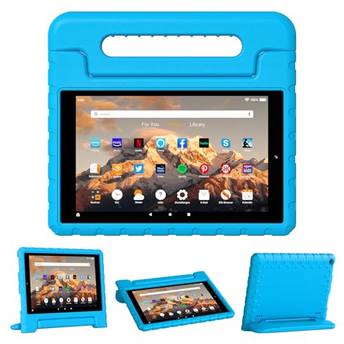 Thoreta Schutzhülle für Amazon Fire HD 10, Kinder, 5. / 7. / 9. Generation 2015/2017/2019, stoßfest, leicht, Schutzhülle mit tragbarem Griff, Ständer, für Jungen und Mädchen, Blau Thoreta Schutzhülle für Amazon Fire HD 10, Kinder, 5. / 7. / 9. Generation 2015/2017/2019, stoßfest, leicht, Schutzhülle mit tragbarem Griff, Ständer, für Jungen und Mädchen, Blau von Thoreta