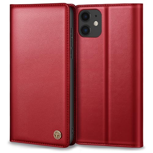 Handyhülle für iPhone 11 Hülle, Premium Lederhülle Schutzhülle Tasche für iPhone 11 Hülle Wallet Kartenfach Standfunktion Klappbar Flip Case für iPhone 11 Hülle, Rot Handyhülle für iPhone 11 Hülle, Premium Lederhülle Schutzhülle Tasche für iPhone 11 Hülle Wallet Kartenfach Standfunktion Klappbar Flip Case für iPhone 11 Hülle, Rot von Thorhülle