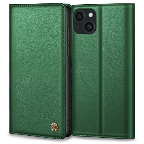 Handyhülle für iPhone 13 Hülle, Premium Lederhülle Schutzhülle Tasche für iPhone 13 Hülle Wallet Kartenfach Standfunktion Klappbar Flip Case für iPhone 13 Hülle, Pine Grün Handyhülle für iPhone 13 Hülle, Premium Lederhülle Schutzhülle Tasche für iPhone 13 Hülle Wallet Kartenfach Standfunktion Klappbar Flip Case für iPhone 13 Hülle, Pine Grün von Thorhülle