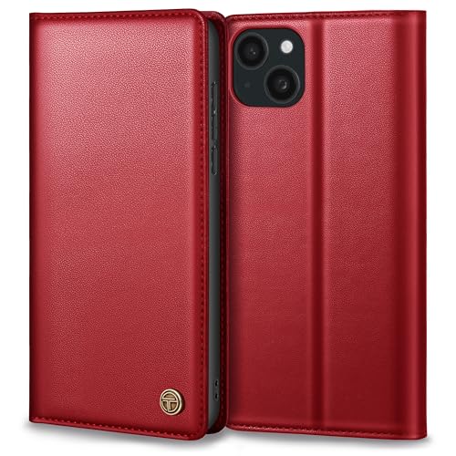 Handyhülle für iPhone 14 Hülle, Premium Lederhülle Schutzhülle Tasche für iPhone 14 Hülle Wallet Kartenfach Standfunktion Klappbar Flip Case für iPhone 14 Hülle, Rot Handyhülle für iPhone 14 Hülle, Premium Lederhülle Schutzhülle Tasche für iPhone 14 Hülle Wallet Kartenfach Standfunktion Klappbar Flip Case für iPhone 14 Hülle, Rot von Thorhülle