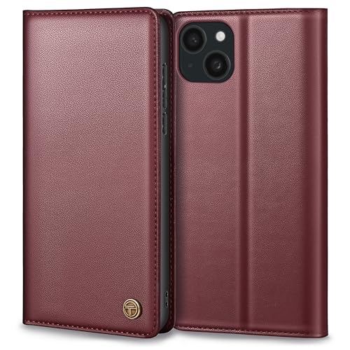 Handyhülle für iPhone 15 Hülle, Premium Lederhülle Schutzhülle Tasche für iPhone 15 Hülle Wallet Kartenfach Standfunktion Klappbar Flip Case für iPhone 15 Hülle, Weinrot Handyhülle für iPhone 15 Hülle, Premium Lederhülle Schutzhülle Tasche für iPhone 15 Hülle Wallet Kartenfach Standfunktion Klappbar Flip Case für iPhone 15 Hülle, Weinrot von Thorhülle