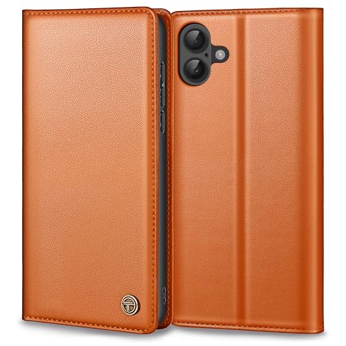Handyhülle für iPhone 16 Plus Hülle, Premium Lederhülle Schutzhülle Tasche für iPhone 16 Plus Hülle Wallet Kartenfach Standfunktion Klappbar Flip Case für iPhone 16 Plus Hülle, Orange Handyhülle für iPhone 16 Plus Hülle, Premium Lederhülle Schutzhülle Tasche für iPhone 16 Plus Hülle Wallet Kartenfach Standfunktion Klappbar Flip Case für iPhone 16 Plus Hülle, Orange von Thorhülle