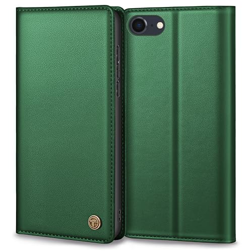 Handyhülle für iPhone SE 2022/2020 Hülle, Premium Lederhülle Schutzhülle Tasche für iPhone SE/8/7 Hülle Wallet Kartenfach Standfunktion Klappbar Flip Case für iPhone SE Hülle, Pine Grün Handyhülle für iPhone SE 2022/2020 Hülle, Premium Lederhülle Schutzhülle Tasche für iPhone SE/8/7 Hülle Wallet Kartenfach Standfunktion Klappbar Flip Case für iPhone SE Hülle, Pine Grün von Thorhülle