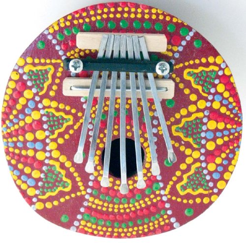 Coconut painted thumb Piano (Mbira or Kalimba) von Thorness
