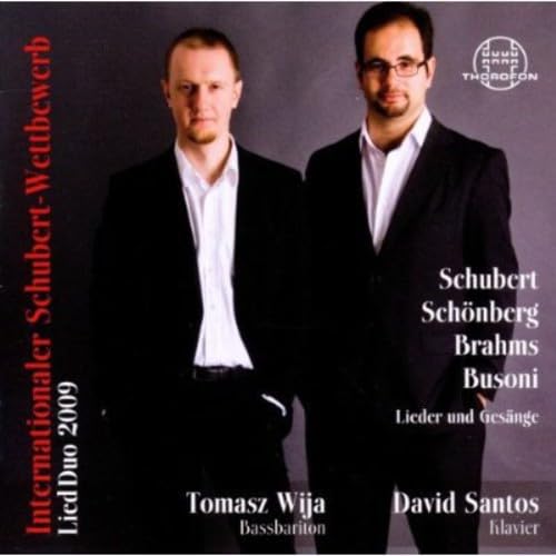 Internationaler Schubert-Wettbewerb Liedduo 2009 von Thorofon (Bella Musica)