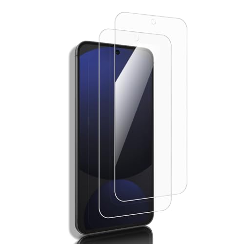 Schutzfolie für Panzerglas für Samsung Galaxy S24 FE 2 Stück, Panzer Schutz Folie [2,5D Gebogene Kante] [Sensible Berührung] [9H Härte] [HD Klar] [Anti-Kratzen] Displayschutz für Samsung S24 FE - 3 von Three-Tree